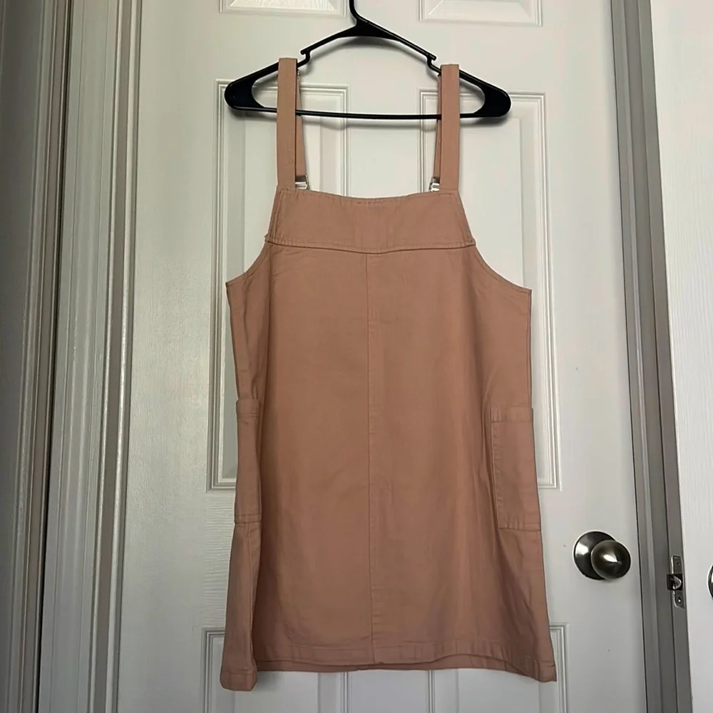 Altar’d State Blush Overall Dress Size Medium - Picture 4 of 4